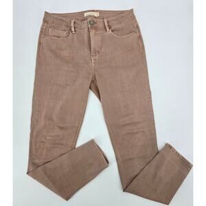 Unpublished Jeans Mushroom Brown Highrise Skinny Neutral Soft Girl
